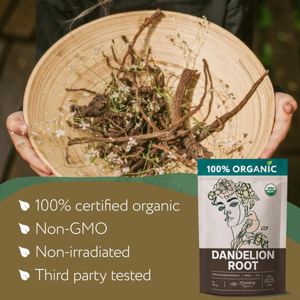 Organic Dandelion Root Tea, 4 oz