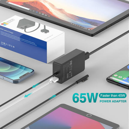 65W Pro, Laptop, Go & Book Compatible Charger