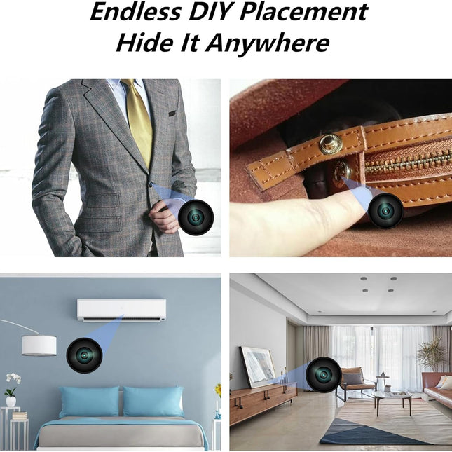 Mini Hidden WiFi Camera DIY Module - HD 4K Portable Security Camera