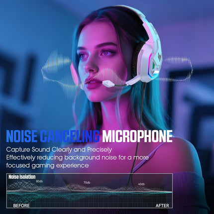 RGB Over-Ear Gaming Headset with 7.1 Surround Sound