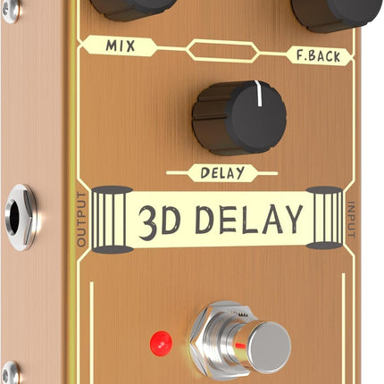 SourceToHome FuenteACasa 3D DELAY,Guitar Pedal,Electric Guitar Effects Pedal — Home & Lifestyle