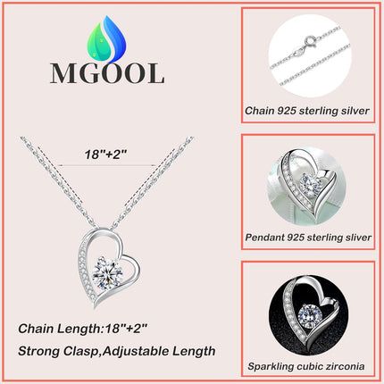 925 Mom Necklace Gift for Mother's Day