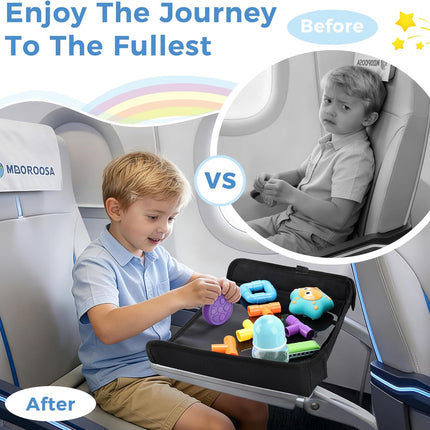 Foldable Airplane Tray Table Cover for Toddlers
