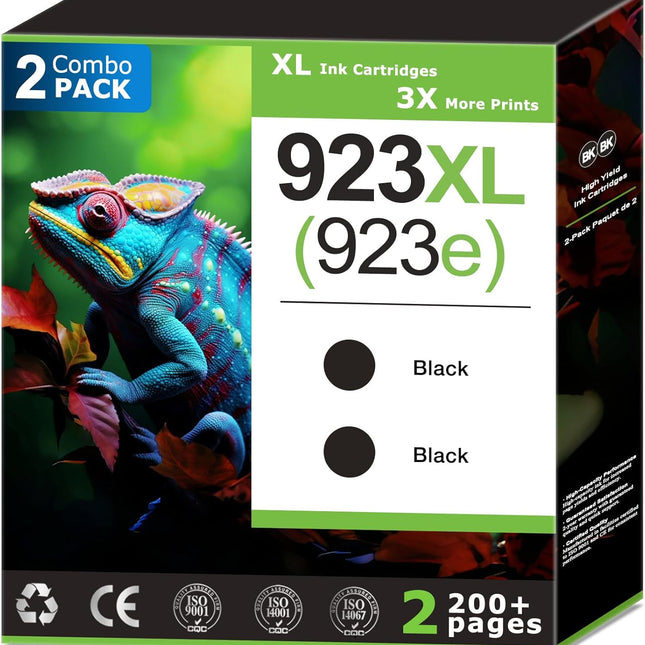 2 Pack Black Ink Cartridges