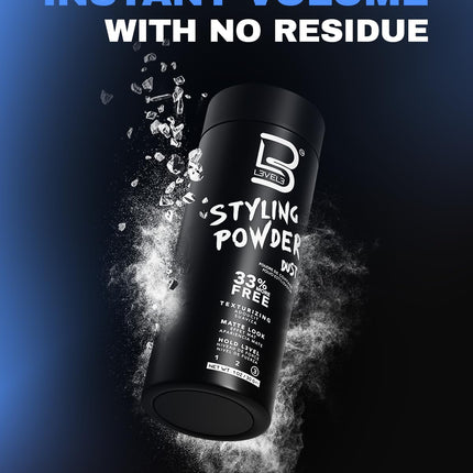 Level 3 Natural Look Men's Styling Powder, 30 Grams