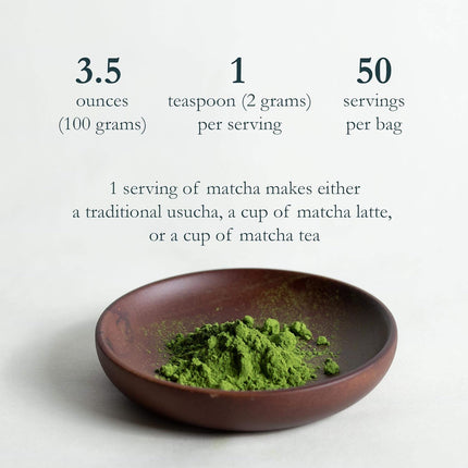 Superior Ceremonial Matcha Green Tea Powder, 100g