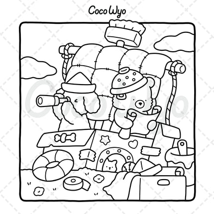 Little Cuddles Cute Animal Friends Coloring Book
