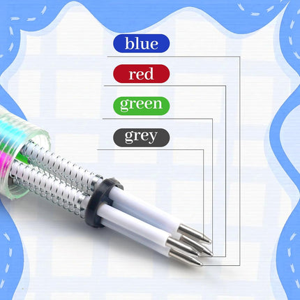 20-Piece Mini 4-in-1 Multicolor Ballpoint Pens Set