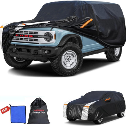 Multi-Layer Waterproof Full Car Cover for 4-Door Vehicles