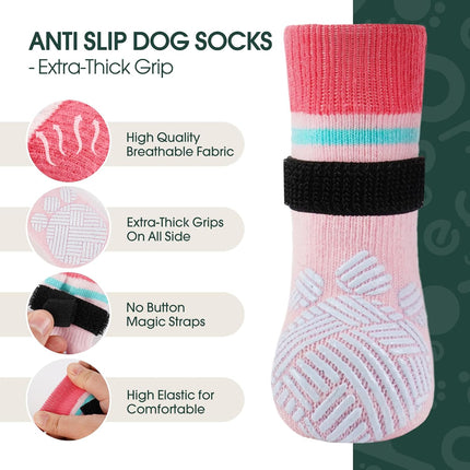 Anti-Slip Dog Socks to Help Prevent Paw Licking