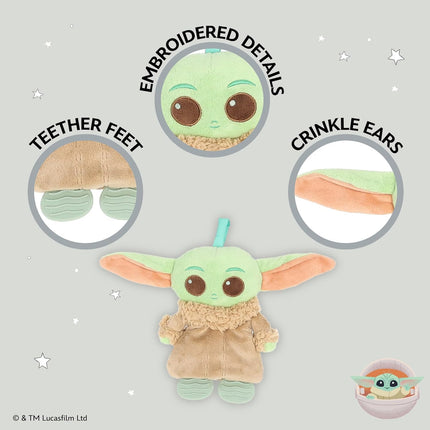 Kids Sensory Teether Toy with On-the-Go Strap
