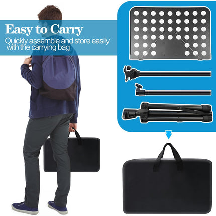 Adjustable Music Stand with Carrying Bag, 1 Pack
