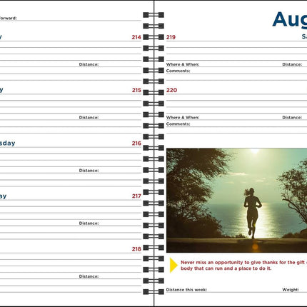 SourceToHome FuenteACasa The Complete Runner's Day-by-Day Log 2027 Planner Calendar — Home & Lifestyle