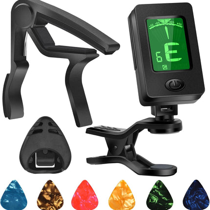 SourceToHome FuenteACasa Yamaha Guitar Tuner Clip-on, Multi-Instrument, Buzz-Free — Home & Lifestyle