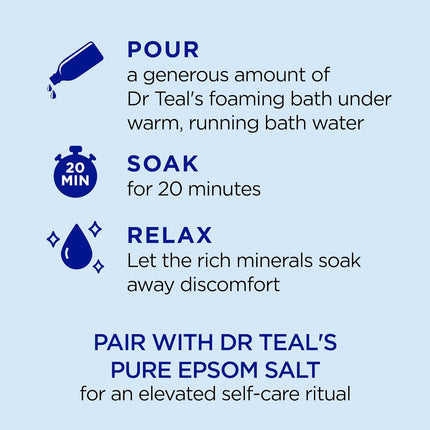 HomeChef ChefDelHogar Dr Teal's Foaming Bath with Pure Epsom Salt, Lavender & Eucalyptus — Kitchen & Home
