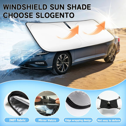 Custom Fit Windshield Sun Shade for 2010-2023 GX Vehicles