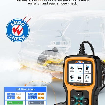 Enhanced OBD2 Scanner and Vehicle Code Reader for 1996+ OBDII Cars