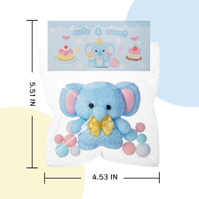 Blue Elephant Silicone Squishy Squeeze Toy