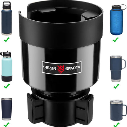 DriveForge ForjaRuta Seven Sparta Car Cup Holder Expander with Adjustable Base — Auto & Moto