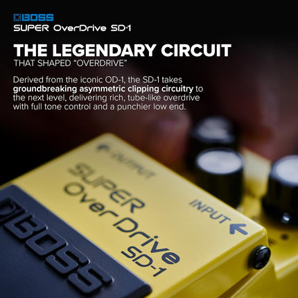 SD-1 Super Overdrive Compact Guitar Pedal