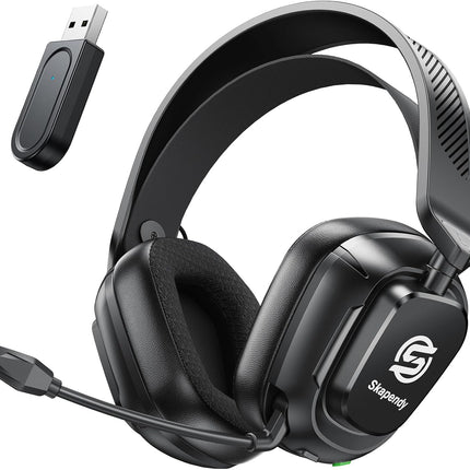 2.4GHz Wireless Gaming Headset, Lunar Black