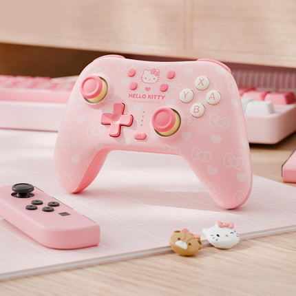 Pink Hall Effect Wireless Gamepad with RGB