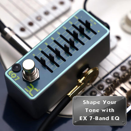 EX 7 Band EQ Equalizer Mini Guitar Pedal