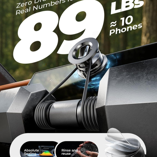 Magnetic Suction Car Phone Mount Kit
