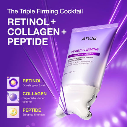 Collagen Retinol Refining Gua Sha Neck & Décolleté Cream, 2.7 fl oz