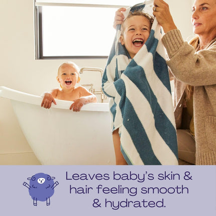 Baby Premium Shampoo & Wash, Gentle Soft Lavender Scent, 10oz Bottle