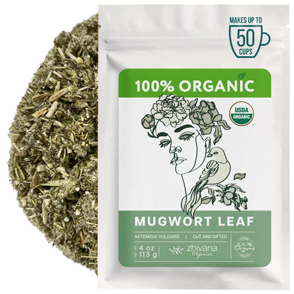 Organic Loose Leaf Mugwort Tea, 4 oz