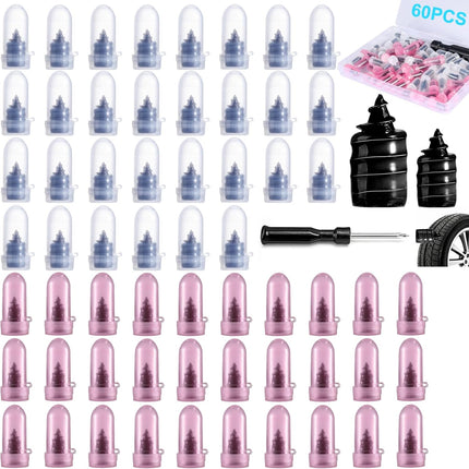 60 PCS Premium Tire Repair Rubber Nails Kit