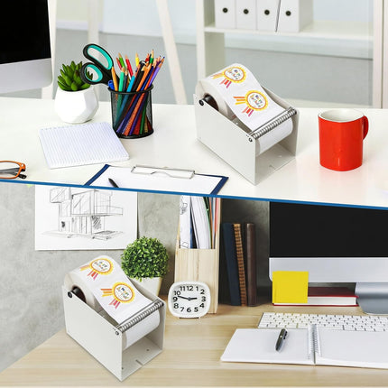 Manual Adjustable Metal Label Sticker Roll Dispenser