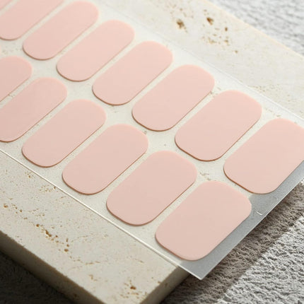 Sweet Pink Gel Nail Polish Strips, 32PCS Salon Quality Wraps
