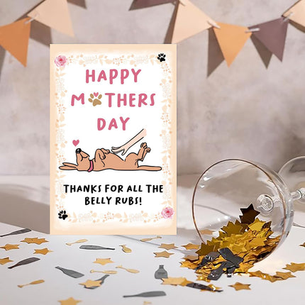 PawHaven RefugioPata Mother's Day Card for Dog Mom, Funny Mother's Day Card Gift from Dog Puppy — Pet Supplies