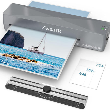 9 Inch Laminator Machine with 40 Laminating Sheets and Paper Cutter