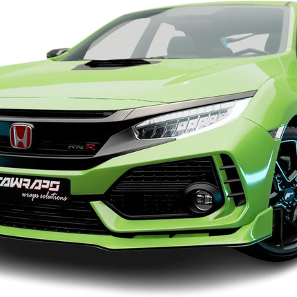 Gloss Grass Green Automotive Vinyl Wrap Sample 3in x 5in