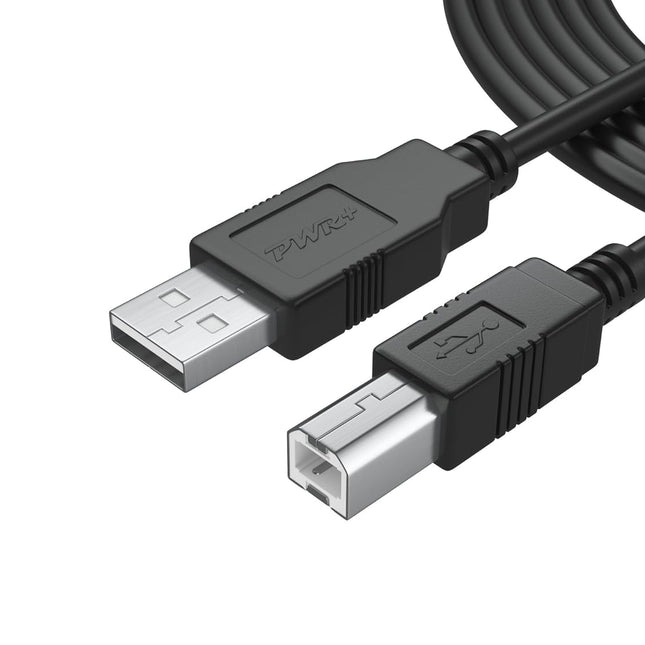 6Ft Long Cable USB 2.0 Type-A to Type-B High Speed Cord