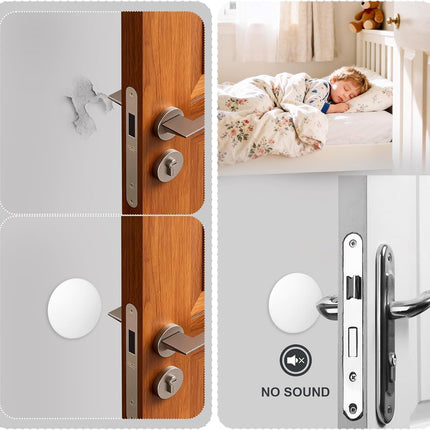 Door Stoppers for Wall, 8 Pack 2-Inch Knob Protectors