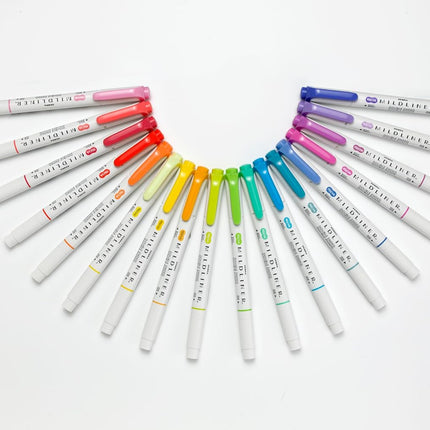 SourceToHome FuenteACasa Zebra Pen Mildliner Double-Ended Highlighter Set, Broad and Fine Point — Home & Lifestyle