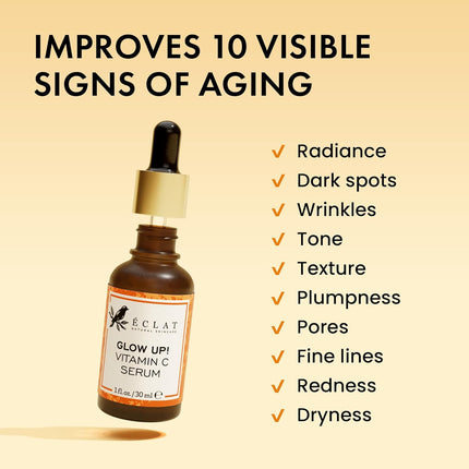 Eclat Vitamin C Serum skin brightening results