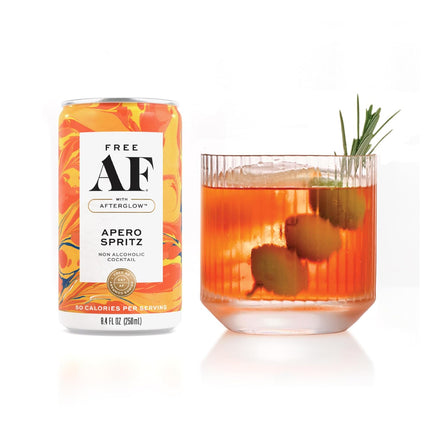 Non-Alcoholic Apero Spritz Sparkling Cocktails, 8.4 oz Cans, 12-Pack