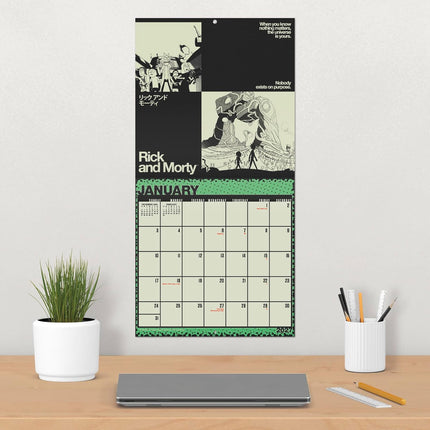 2027 Animated Sci-Fi Wall Calendar