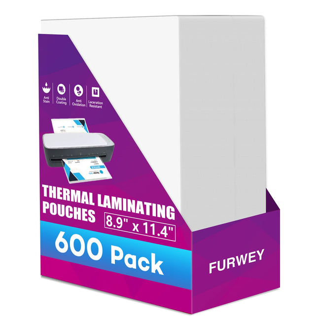 Clear Thermal Laminating Sheets for Documents and Photos, 9 x 11.5-Inch, 2.8 mil, 200-Pack
