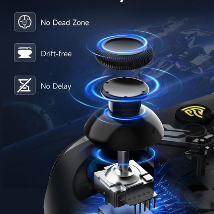 X15 Wireless PC Controller with Hall Effect Joysticks & Triggers