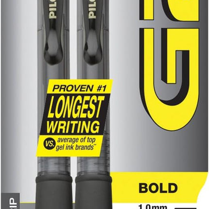 SourceToHome FuenteACasa Pilot G2 Premium Gel Pens, Black Pens, Bold Point 1 mm, 2 Black — Home & Lifestyle
