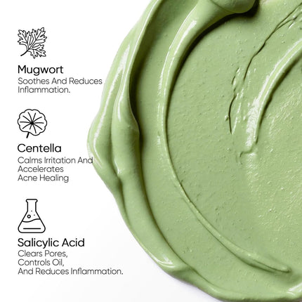 GlowEssence EsenciaLuz SKINTIFIC Mugwort Clay Stick Mask for Face, Redness Soothing & Breakout — Beauty & Self-Care