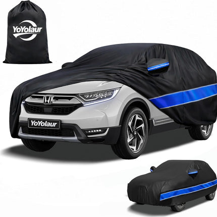DriveForge ForjaRuta Car Cover Compatible with Honda CR-V,10-Layer Car Cover Waterproof All — Auto & Moto