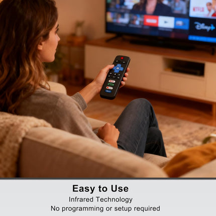 Replacement Remote Control for Roku TV Smart TVs