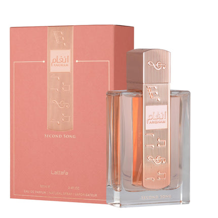 Angham Second Song Eau de Parfum 100ml – Unisex Oriental Vanilla Fragrance